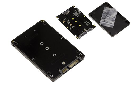 Adaptateur M2 (SATA B Key ou B+M Key) vers SATA Avec boitier aluminium au format SATA 2.5