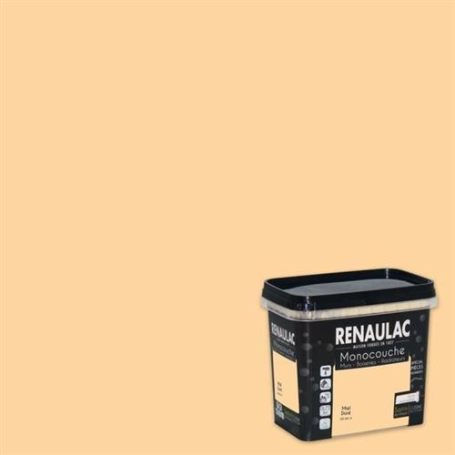 Peinture murale monocouche speciale pieces humides 0,75 l miel dore satin  murs / boiseries / radiateurs - renaulac - Outils d'application et  traitement des murs - Achat & prix | fnac