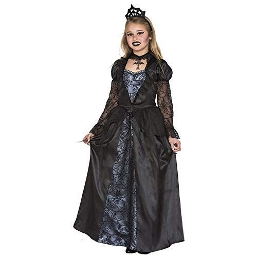 Fyasa 706462-t02 Evil Queen Déguisement pour 7 à 9 Ans, Multicolore, Medium