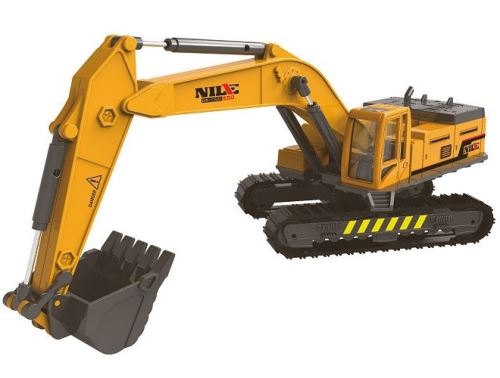 Johntoy maquette d'excavateur 1:55 16 cm jaune/noir
