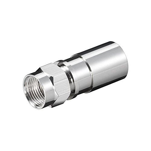 GOOBAY Lot de 5 Connecteurs F à compression pour câble de 8,2 mm de diamètre extérieur