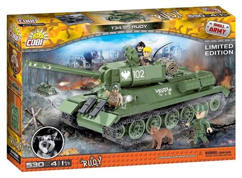 COBI 2486 Small Army Jouet pour Chien 4 Soldats