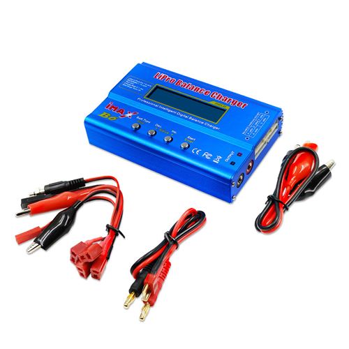 Chargeur d équilibre de batterie pour nouvel écran LCD iMAX B6 RC numérique-Bleu
