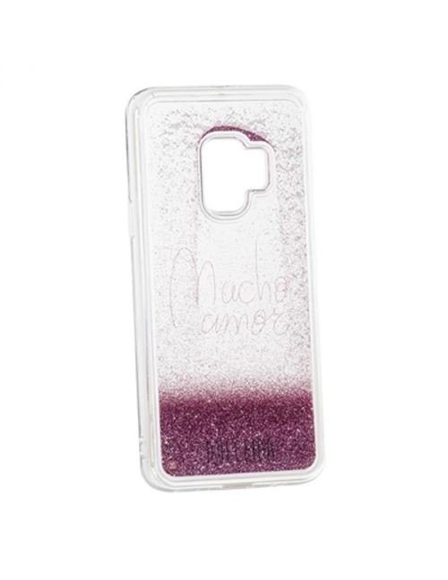 Étui Samsung S9 Dulceida DLCAR007 Transparent Paillettes Rose
