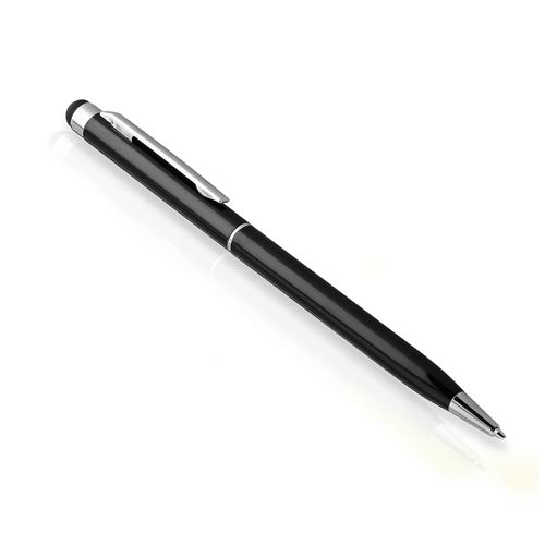 Avizar Noir Stylet Écran Tactile Universel Embout Silicone Stylo A Bille Clip Intégré - Image 3