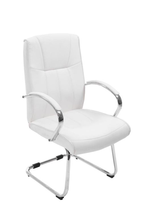 Chaise Basel V2 similicuir , Blanc