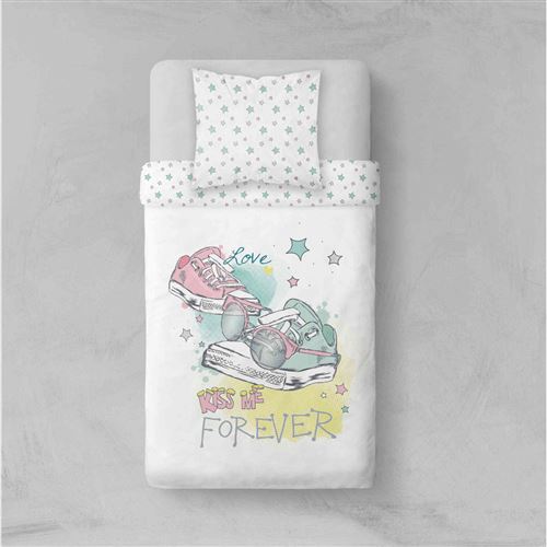 Parure de lit enfant Smile Forever 140x200 - Today