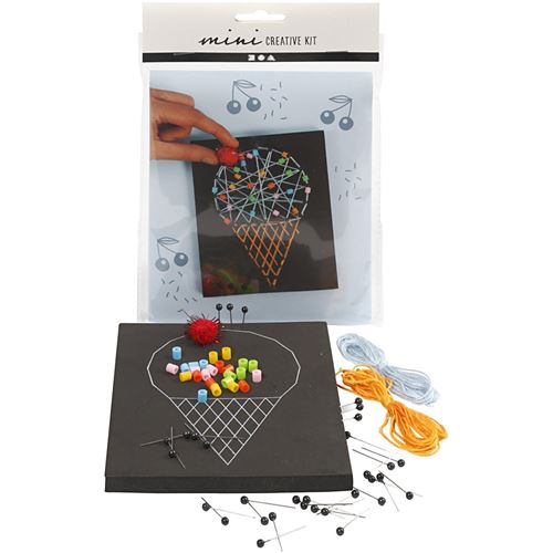 Creotime mini set de création : String art glace