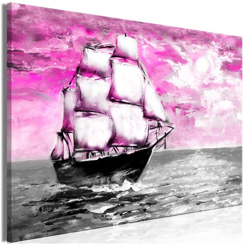 Paris Prix - Tableau Imprimé spring Cruise Wide Pink 60 X 90 Cm