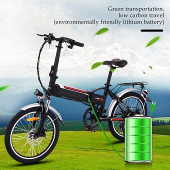 Vtt 20 Pouces Roue 250w 7 Vitesse Velo Electrique Pliant Velos Achat Prix Fnac
