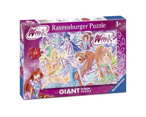 Puzzle 24 Pièces : Tapis Géant de Sol - Winx, Ravensburger