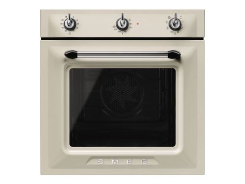 Smeg Victoria SF6905P1 - Four - encastrable - niche - largeur : 55.4 cm - profondeur : 56 cm - hauteur : 58.3 cm - avec système auto-nettoyant - classe A - crème