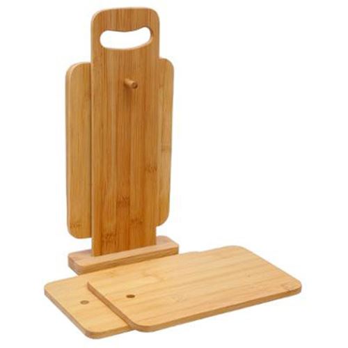 Planche à Tapas & Support Bambou 36cm Naturel