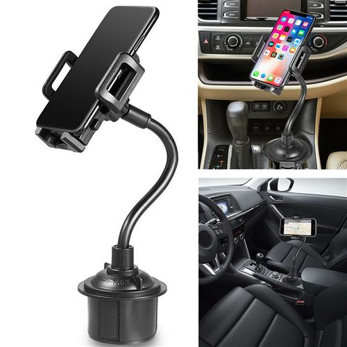 Support universel Porte-voiture réglable Gobelet Gooseneck iPhone Berceau portable verser téléphone