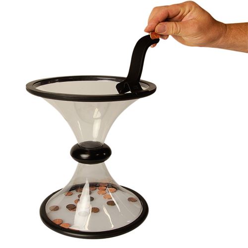 Tirelire Vortex Creative Gravity Encercler Coin Saving Boîte Cadeau D'Anniversaire Snpl206