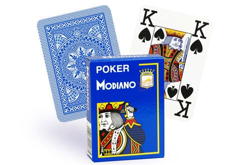 Jeu 52 cartes : CRISTALLO Bleu Roi