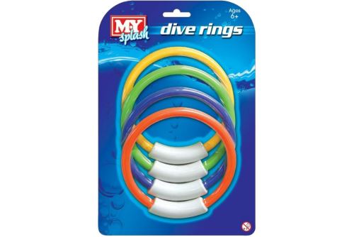 Lot de 4 bagues de plongée