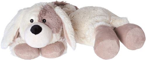 Warmies chien en peluche chaud 50 cm blanc