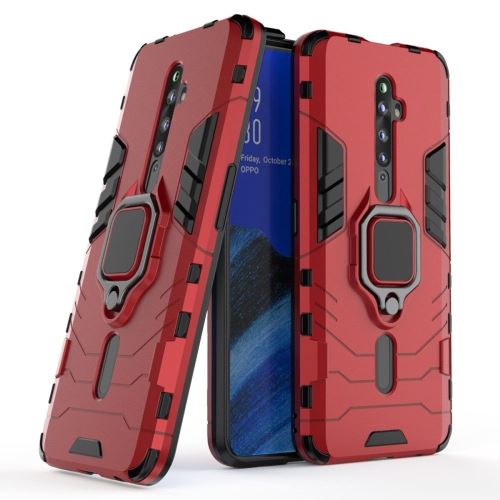 Coque Oppo Reno 2 Z Anti Choc Rouge Housse Etui Antichoc Armor Avec Support Magnétique hfs-house®
