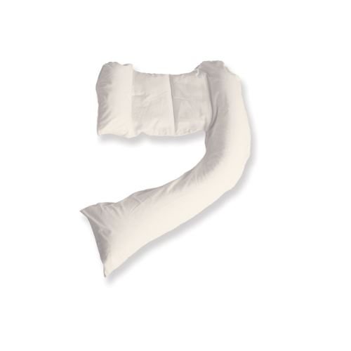 Housse pour coussin de maternité et allaitement Dreamgenii blanc