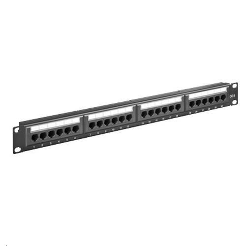 Microconnect PP-013, Cat6, Noir