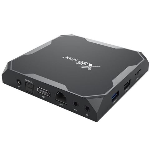 Non Communiqué Lecteur Multimédia Tv Box X96 Max Plus Amlogic S905x3 Wifi Bluetooth 4Gb+64Gb Android 9.0