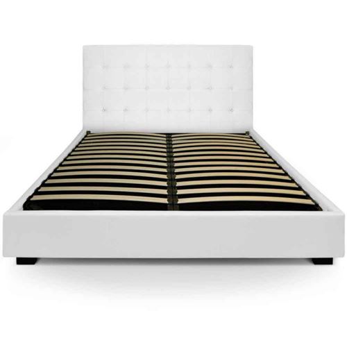 Paris Prix - Lit Coffre heaven 180x200cm Blanc