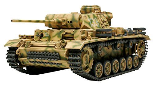 Tamiya 148 Série de miniatures militaires N ° 24 allemand Panzer III L-32524