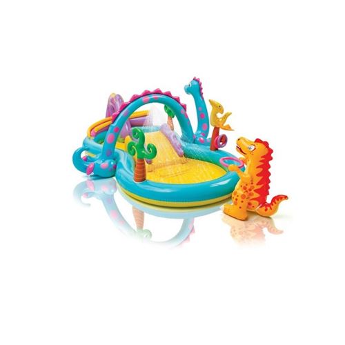 Pataugeoire Aire De Jeu Dinoland Intex Jeu Piscine Gonflable Achat Prix Fnac