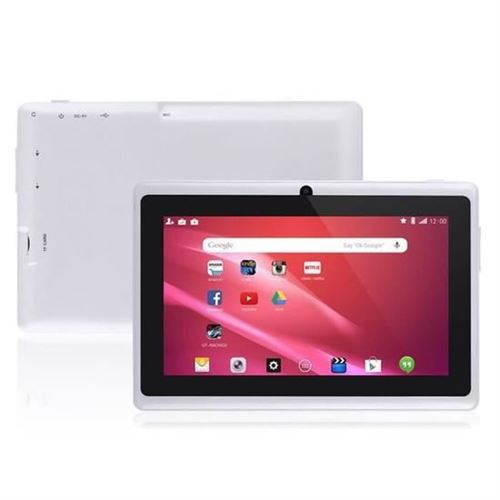 BLANC Tablette Enfant Q88 Tactile Android 4.4 HD 8G,7 pouces
