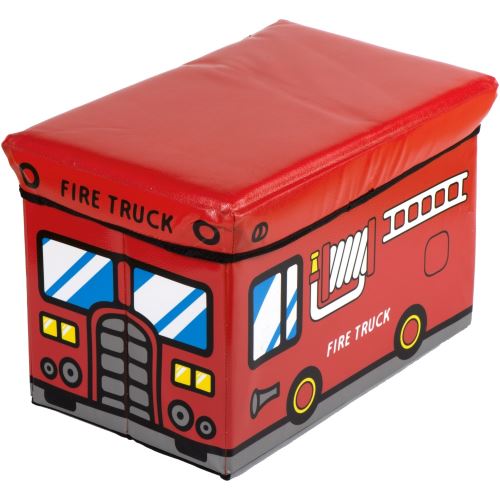 Bieco 04201307 - Boîte de rangement Pompiers avec fonction banc