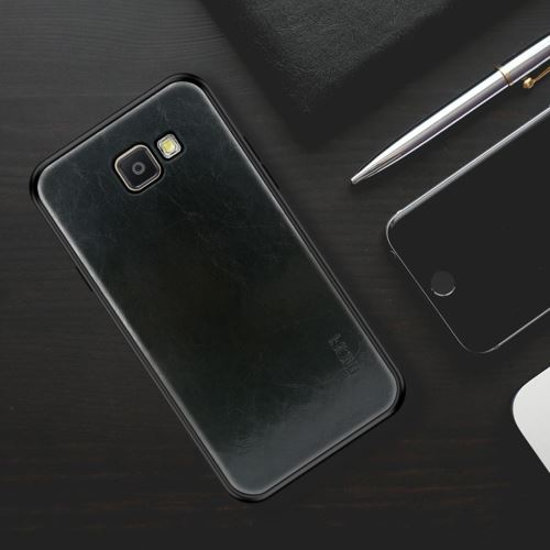 Galaxy J7 Prime 2 Housse Etui Cuir Pu Effet Cuir Noir Als90650