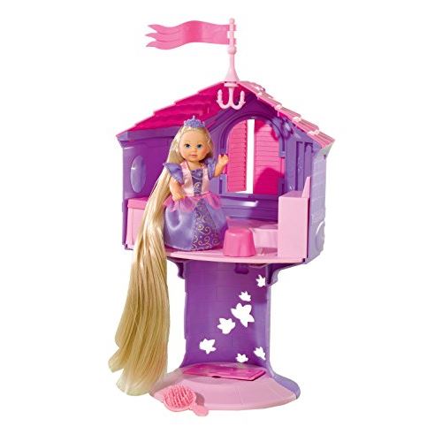 Evi Love - La Tour de Raiponce - Playset 30 cm + Mini Poupe