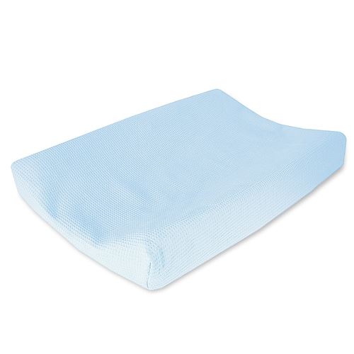 Cottonbaby housse de matelas à langer Wafel48 x 72 cm bleu clair