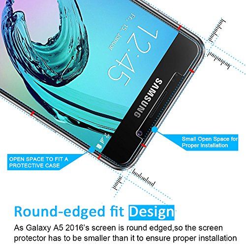 iVoler [Pack de 4] Verre Trempé Samsung Galaxy A5 2016, Film Protection en Verre trempé écran Protecteur vitre
