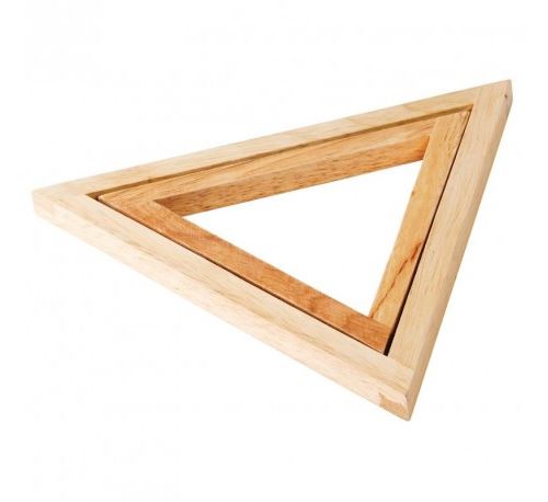 Triangles dessous de plat en bois vogue
