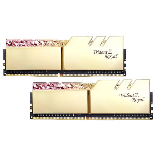 G.Skill Trident Z Royal F4-3000C16D-32GTRG Module de mémoire 32 Go DDR4 3000 MHz - Modules de mémoire (32 Go, 2 x 16 Go, DDR4, 3000 MHz, 288-pin DIMM)