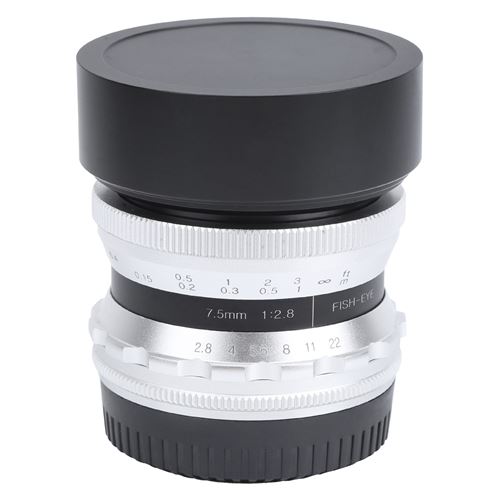 Objectif VBESTLIFE ultra grand angle monture FX F2.8 7.5mm pour Fuji X‑T4/X‑T3/X‑T30/X‑S10
