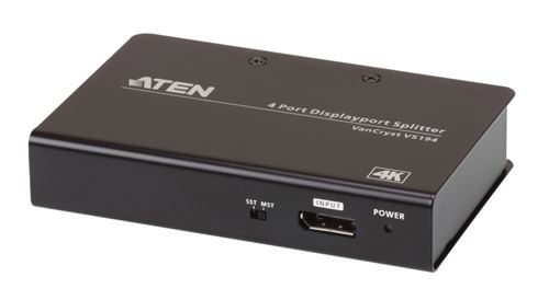 Répartiteur Displayport Aten VS192-AT-G, 2 ports, noir