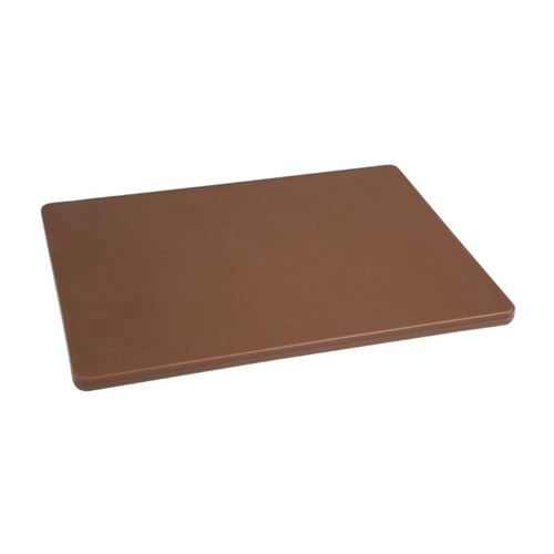 Tbs Pro Marron Planche À Découper Polyéthylène 45X30x1,2 Cm Hygiplas - Image 1