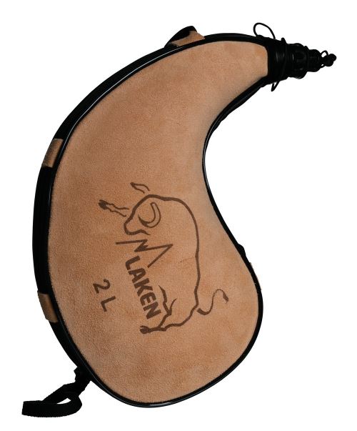 Gourde en cuir de Laken