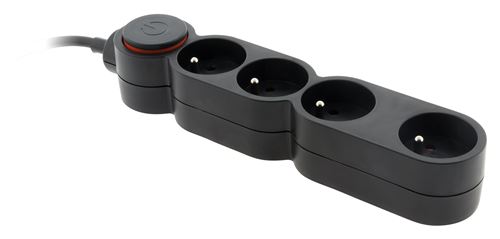 Zenitech Noir - Bloc Home 4 Prises 16A 2P+T Câble 1,5M - Image 2
