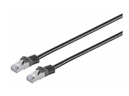 MicroConnect - Câble réseau - RJ-45 (M) pour RJ-45 (M) - 2 m - SFTP, PiMF - CAT 7 - sans halogène, sans crochet - noir