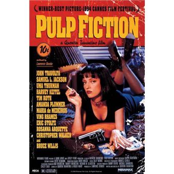 Pulp Fiction Poster  Affiche Principale Quentin 