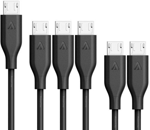 Lot de 6 Powerline Câbles Micro USB