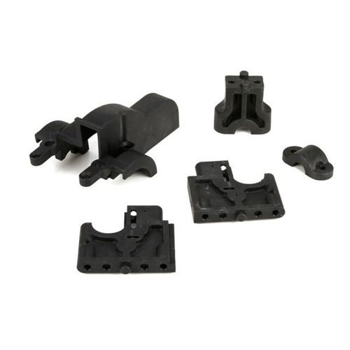 Ctr diff mnt, drivetrain mnt & gear cover: 1:5 4wd