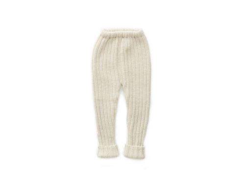 Oeuf Baby Clothes - Pantalon Côtelé blanc Alpaga 18M