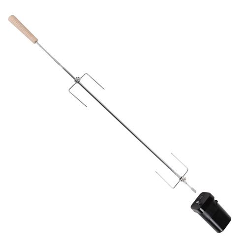 Somagic Gris Argent Kit Tournebroche Pour Barbecue Raymond - Exel Duo Grill - Roma