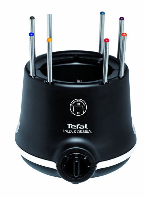 TEFAL  Inox & Design EF256812 - Fondue - 800 Watt - noir/inox 