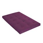 Matelas futon aubergine coeur en latex 160x200